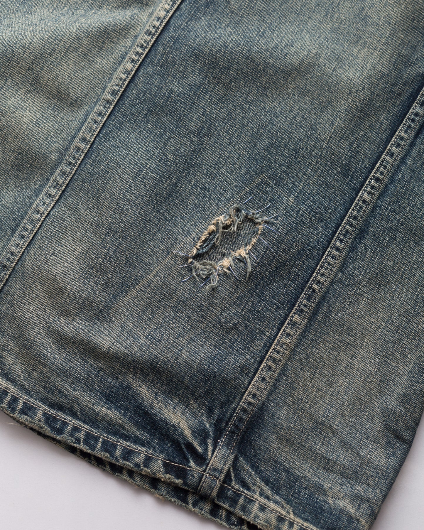 Distressed Japanese Denim Jacket