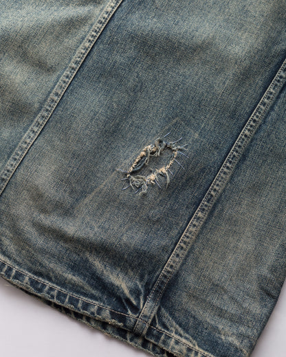 Distressed Japanese Denim Jacket