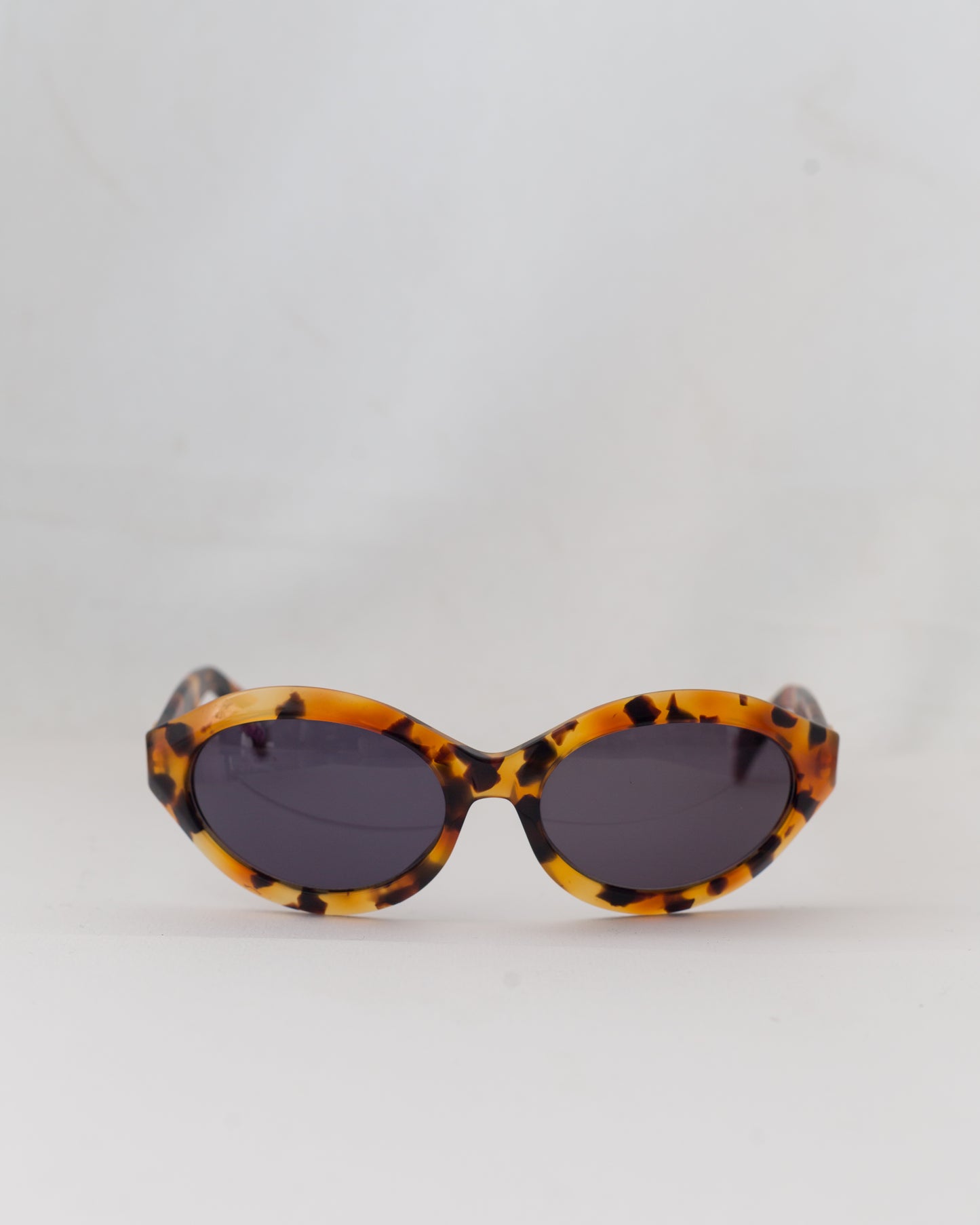 Vintage Gucci Tortoiseshell Sunglasses with GG Sidebar