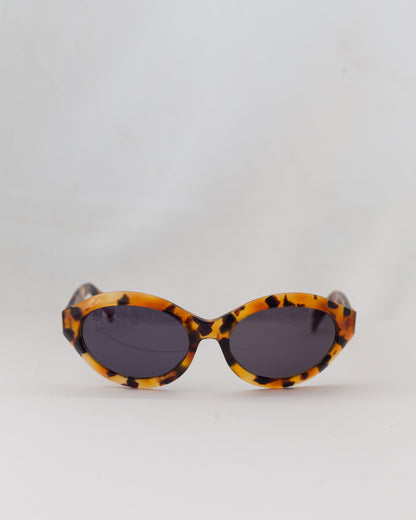 Vintage Gucci Tortoiseshell Sunglasses with GG Sidebar