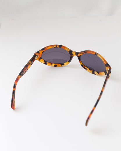 Vintage Gucci Tortoiseshell Sunglasses with GG Sidebar