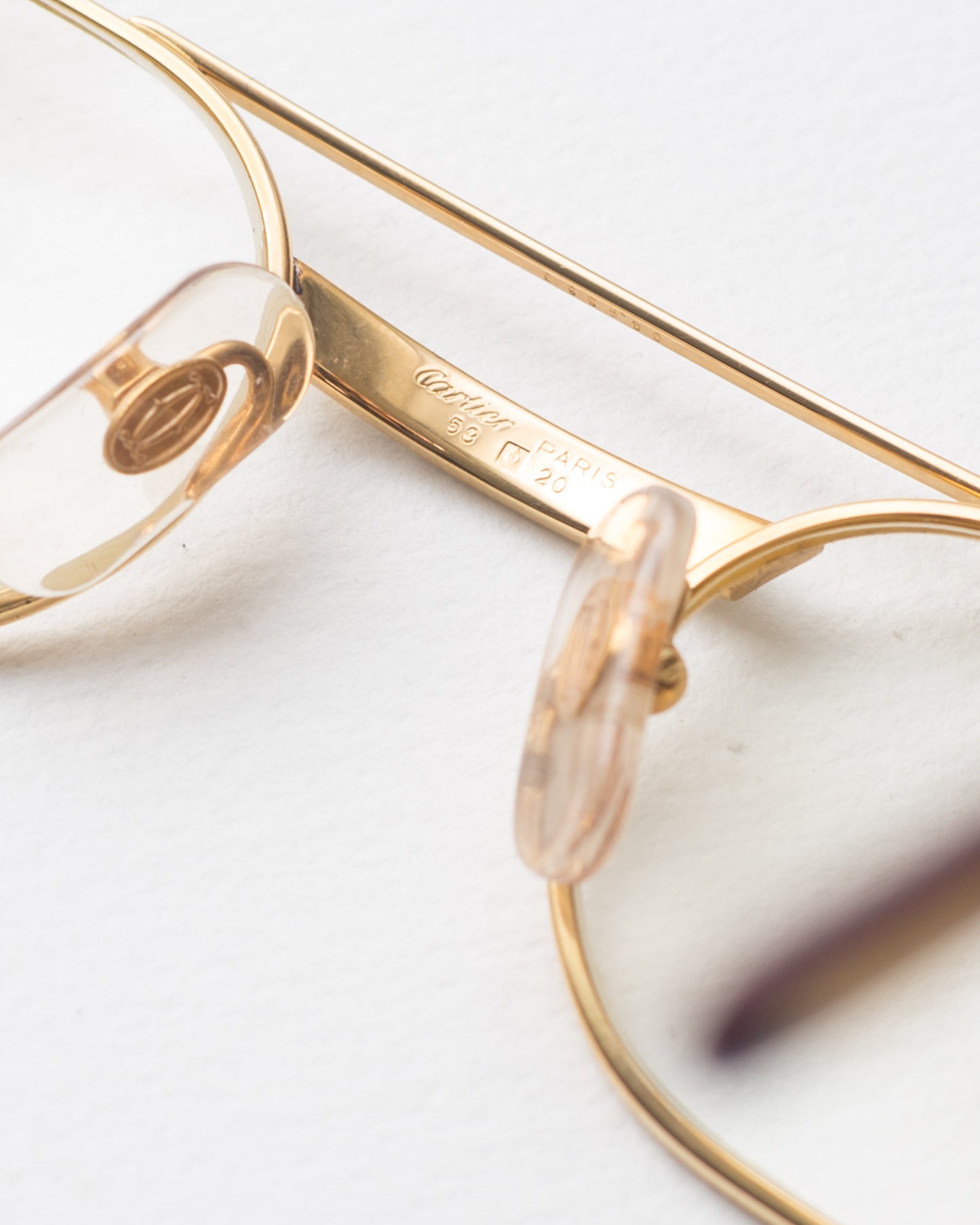 Vintage 80's Cartier Santos Glasses