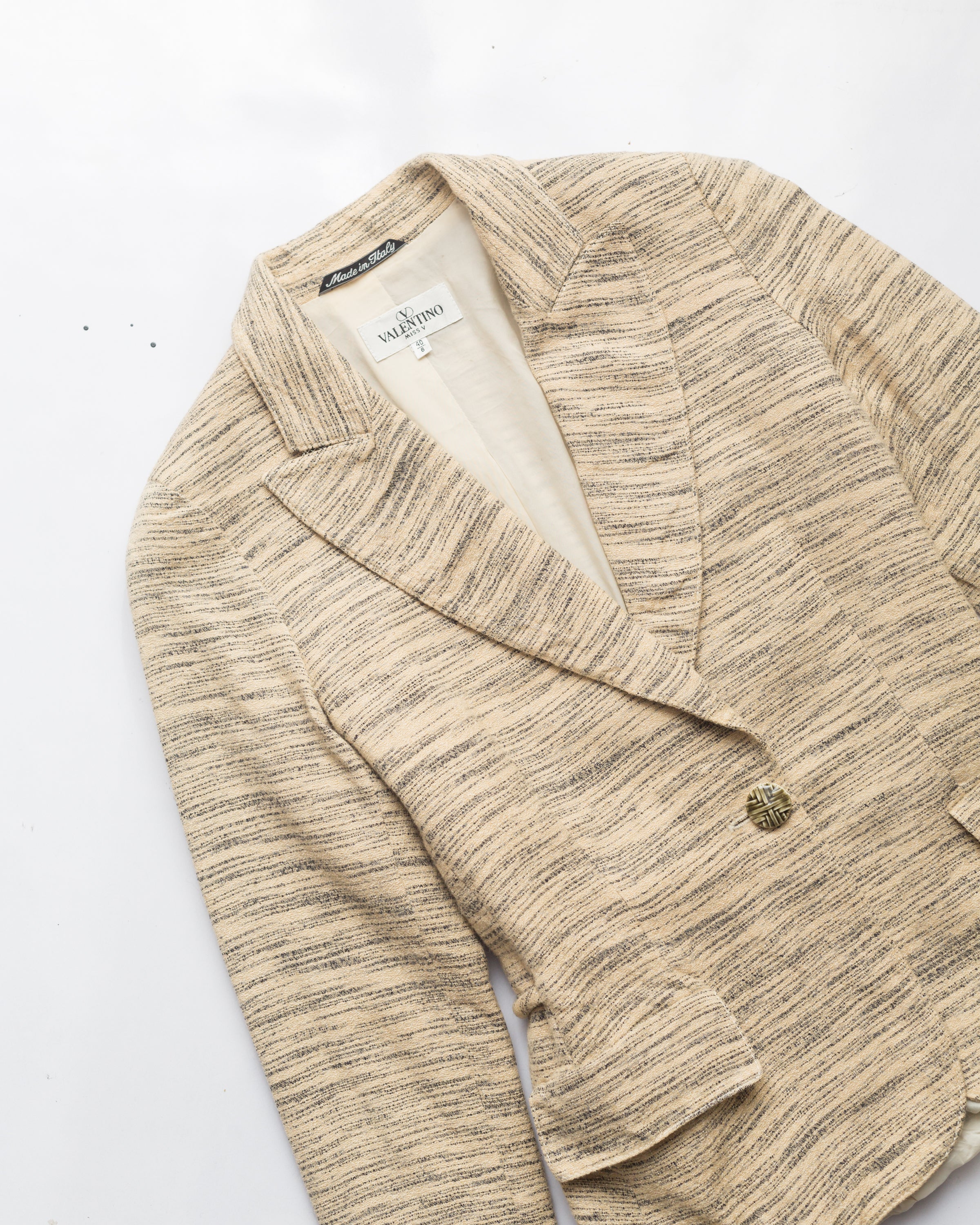 Valentino Miss V Silk Blazer