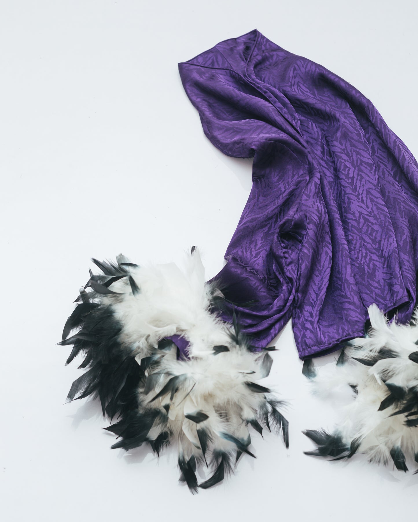 Upcycled with Ostrich Feathers