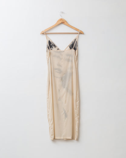 Handpainted Sheer Silk Slip Dress