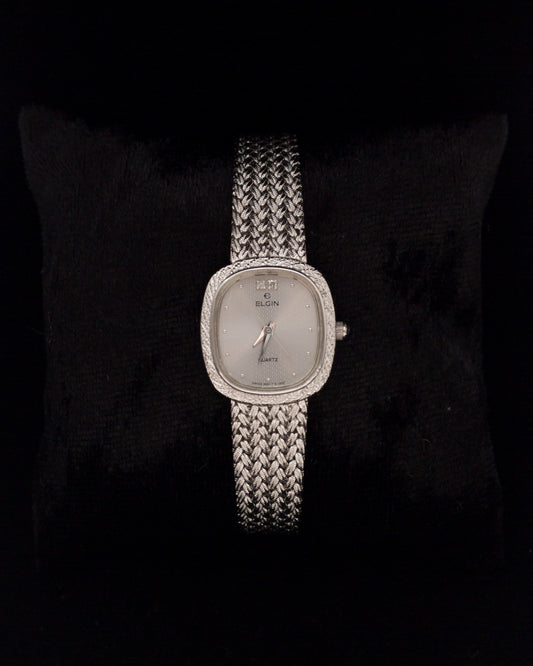 Vintage Elgin with Wheat Chain Bracelet