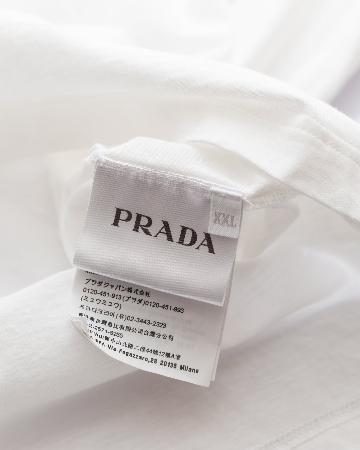 Prada Minimalist Logo Tee