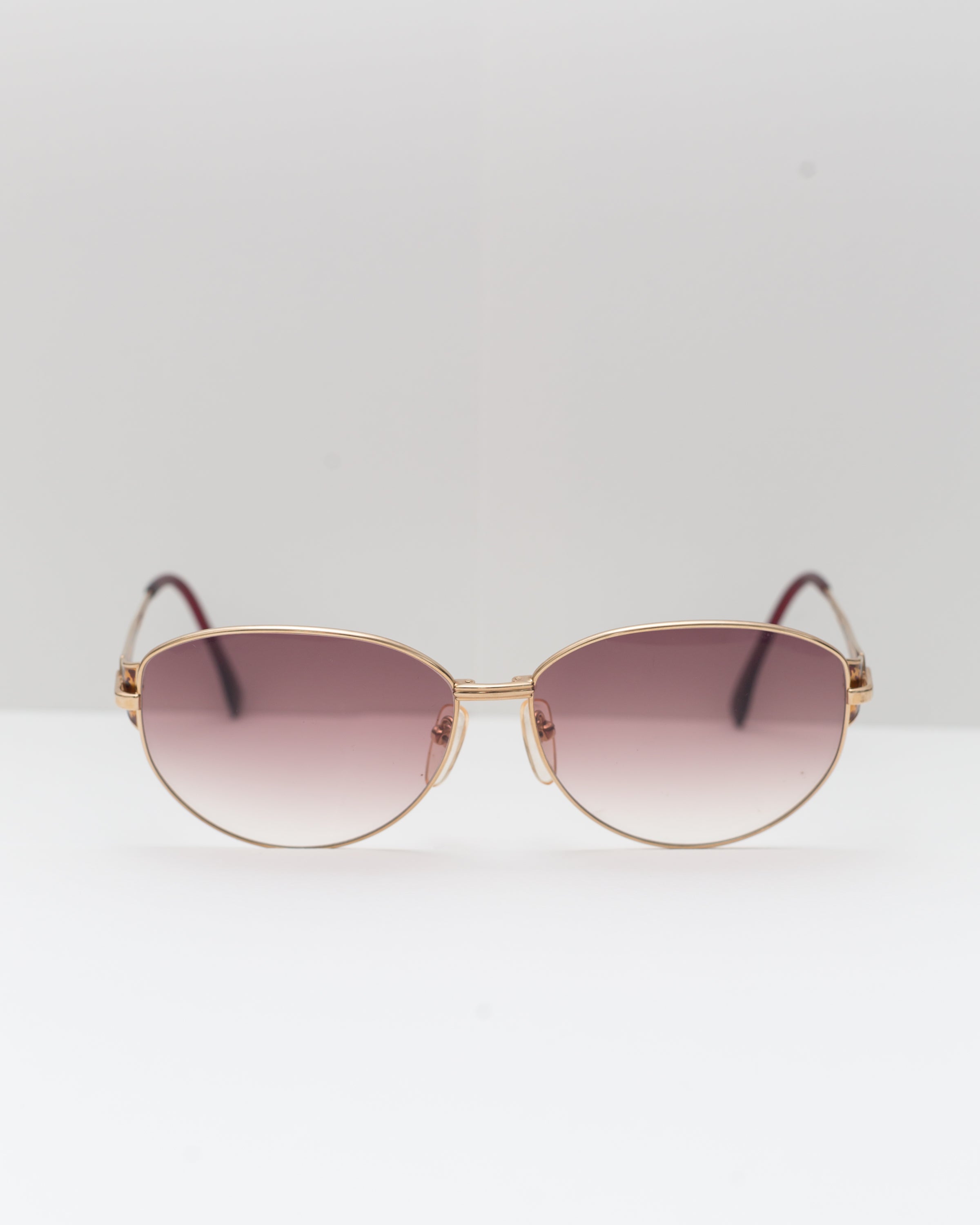 Vintage Yves Saint Laurent Rose Tinted Sunglasses