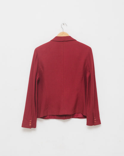 Snakeskin Details Blazer