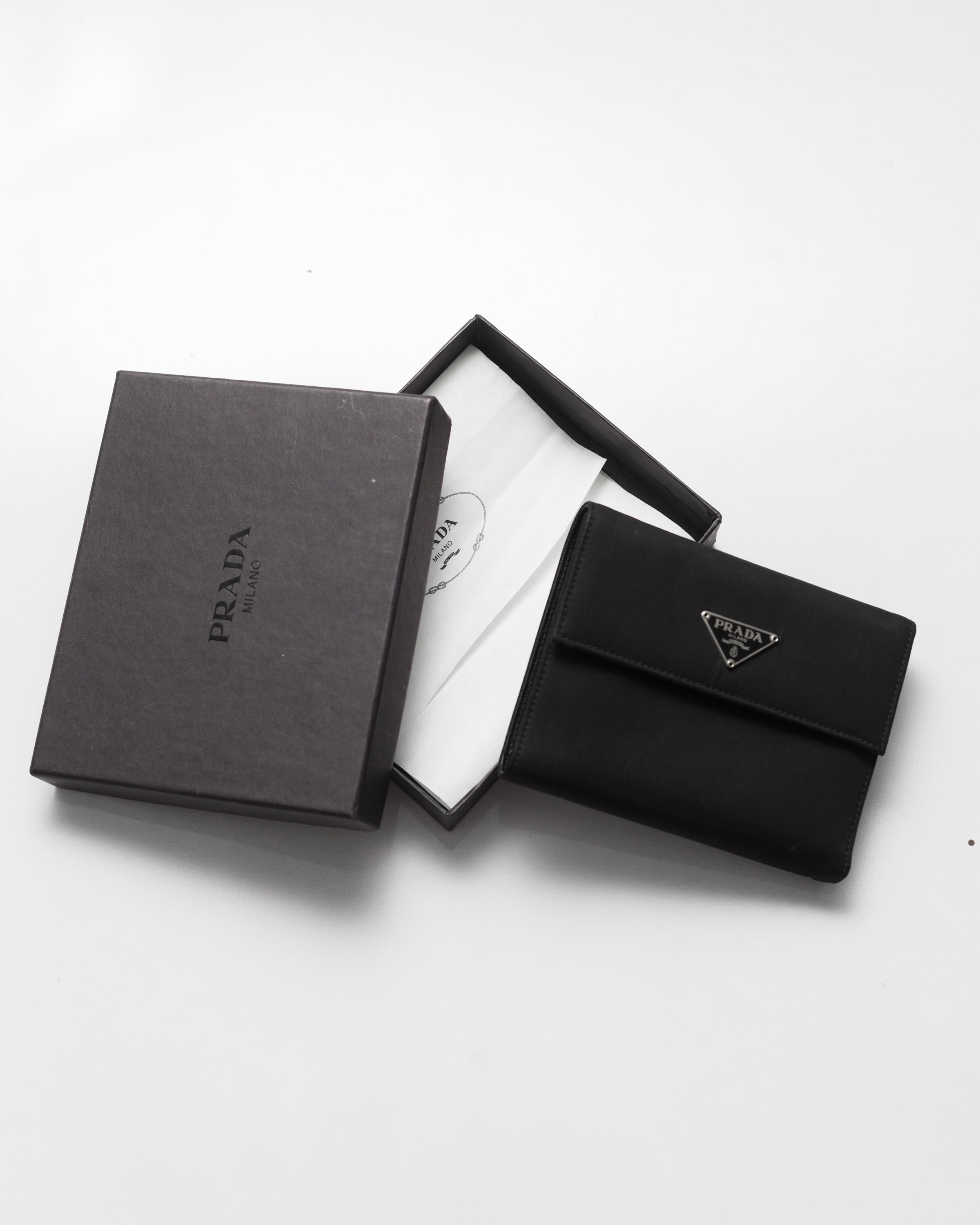 Prada Nylon Tri-fold Wallet