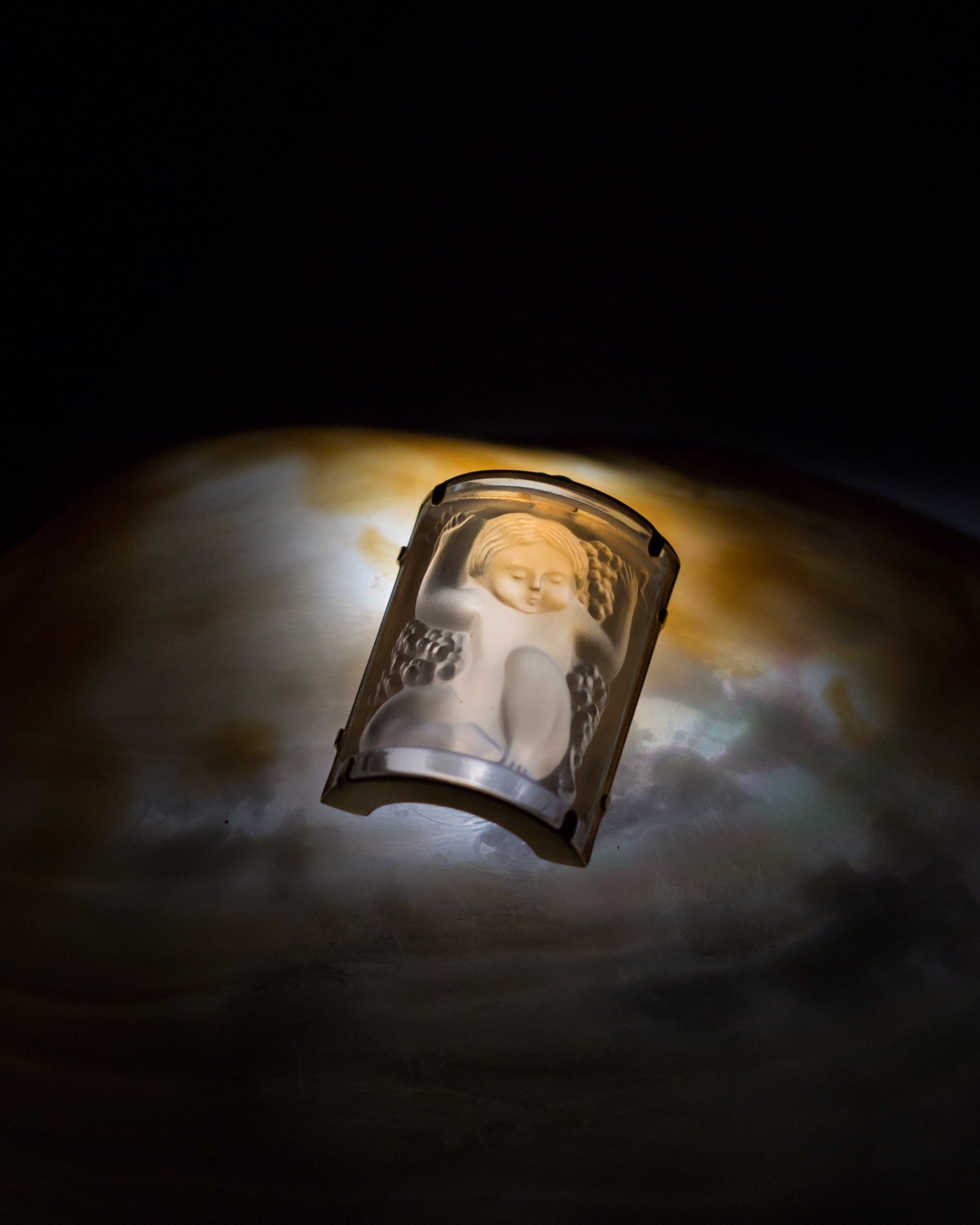 Vintage Lalique Crystal Pendant