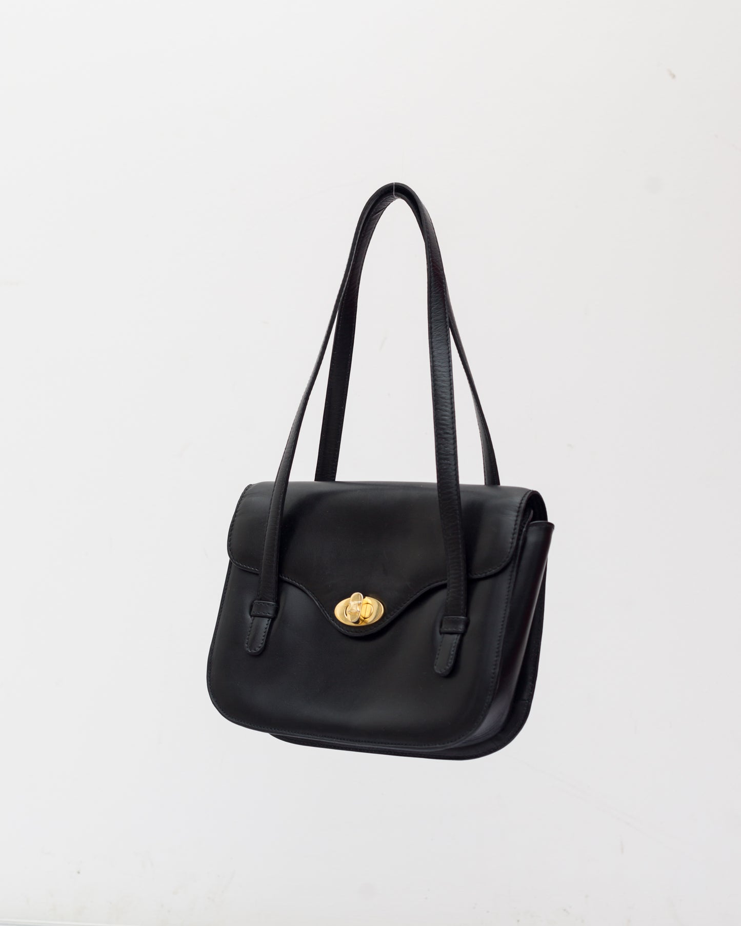Vintage Celine Box Calf Shoulder Bag