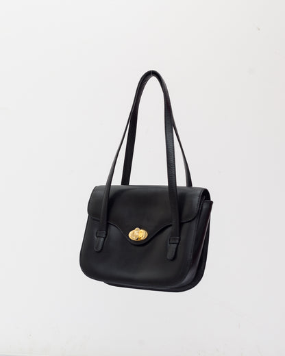 Vintage Celine Box Calf Shoulder Bag