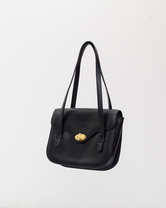 Vintage Celine Box Calf Shoulder Bag