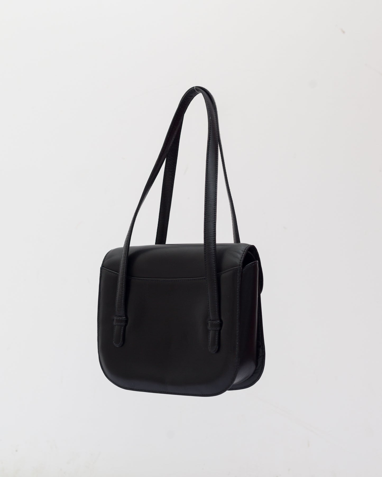 Vintage Celine Box Calf Shoulder Bag