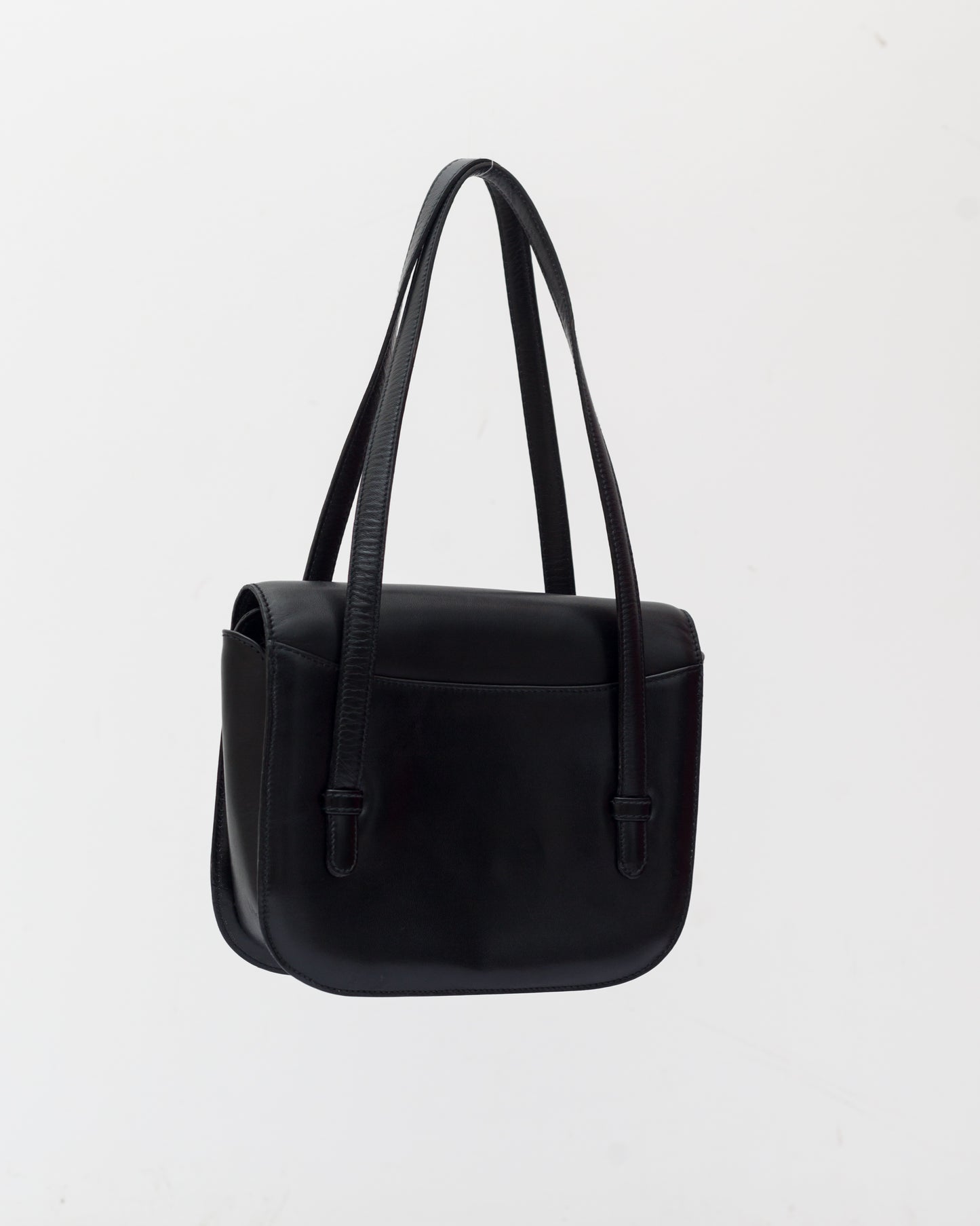 Vintage Celine Box Calf Shoulder Bag