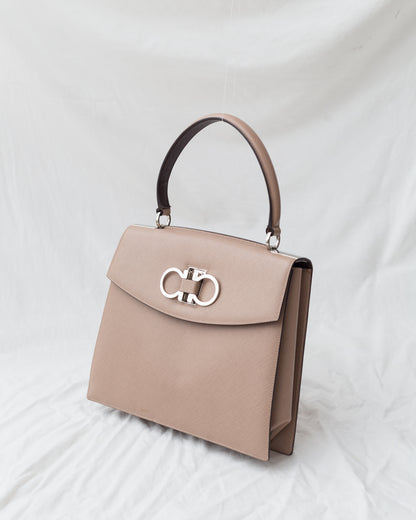Salvatore Ferragamo Gancini Top Handle Bag