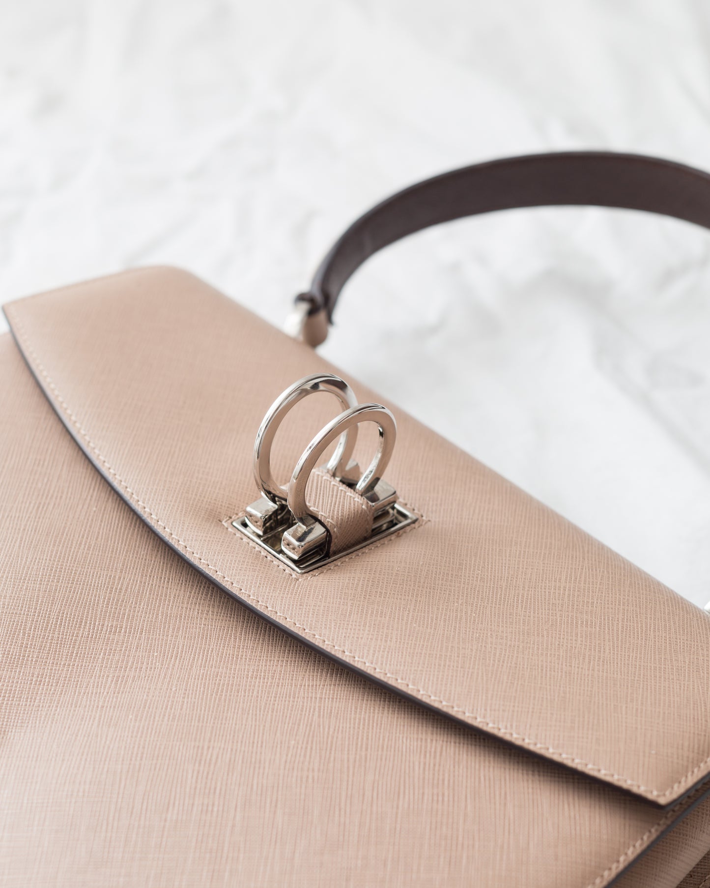 Salvatore Ferragamo Gancini Top Handle Bag