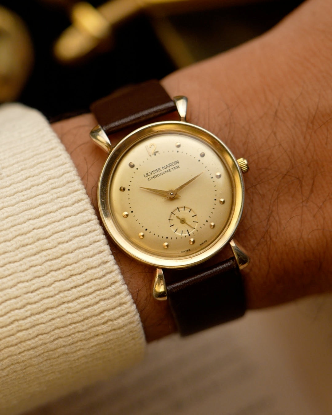 1950s Vintage Ulysse Nardin Sub-seconds