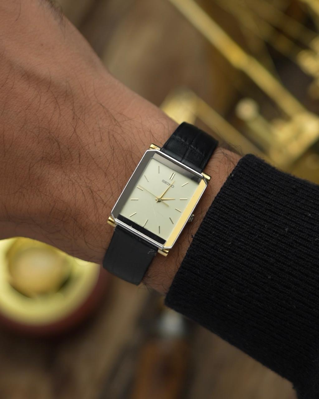 1990s Vintage Seiko Dual Toned Tank