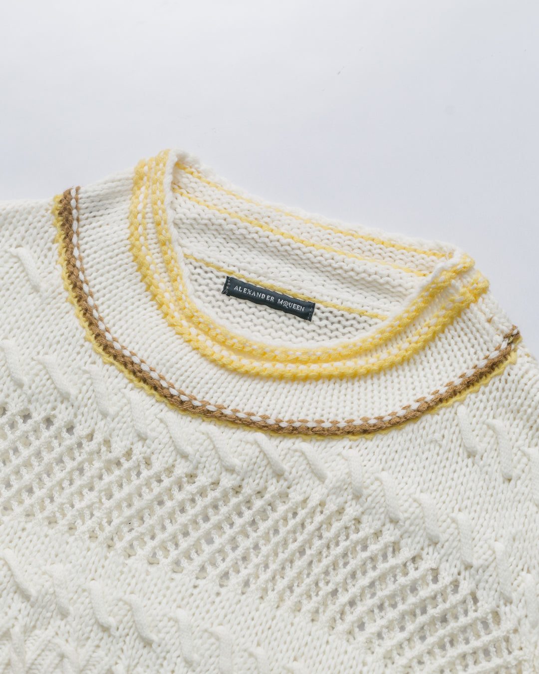 Alexander McQueen Cable Knit Jumper