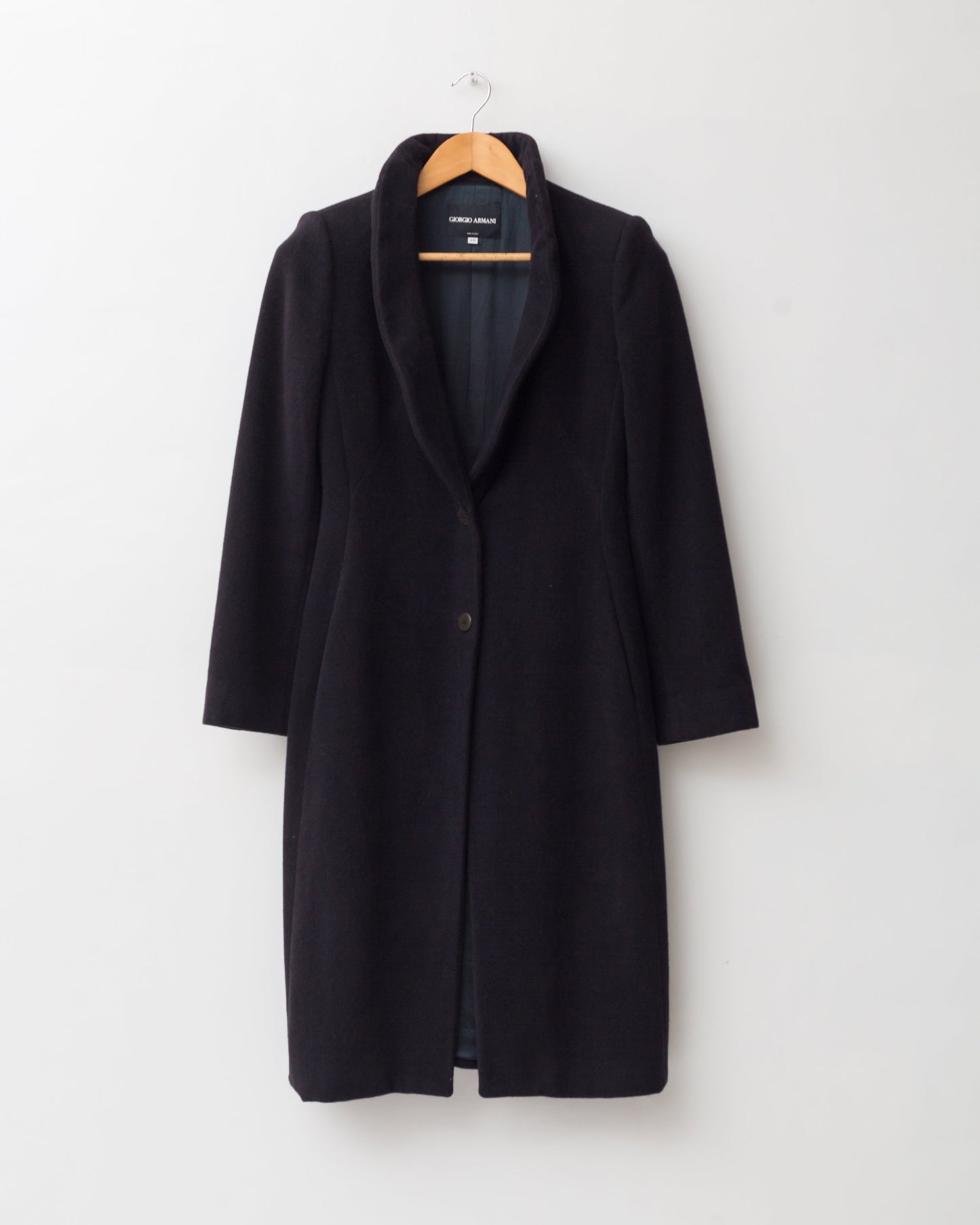 Angora wool coat