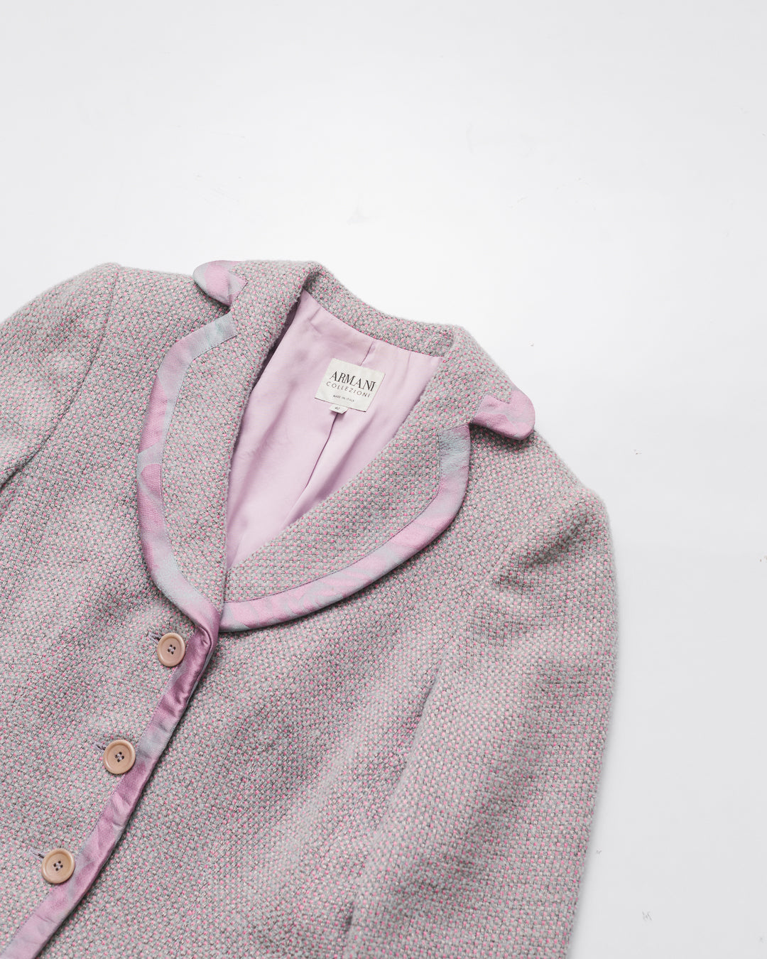 Armani Collezioni Lilac Tweed Blazer