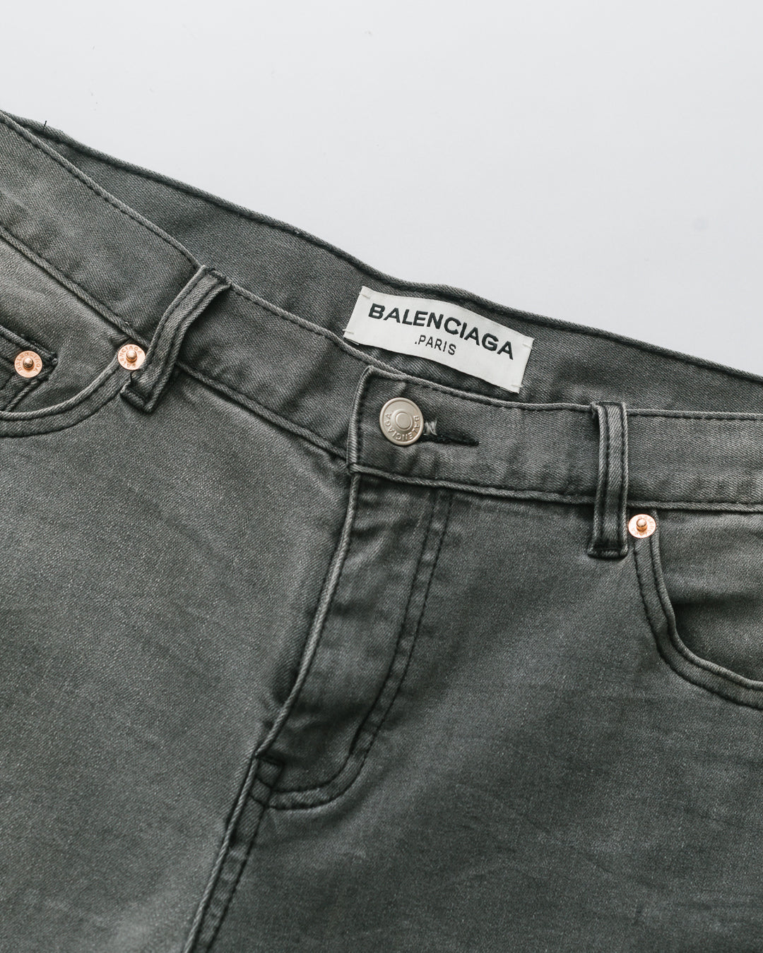 Balenciaga Charcoal Denims