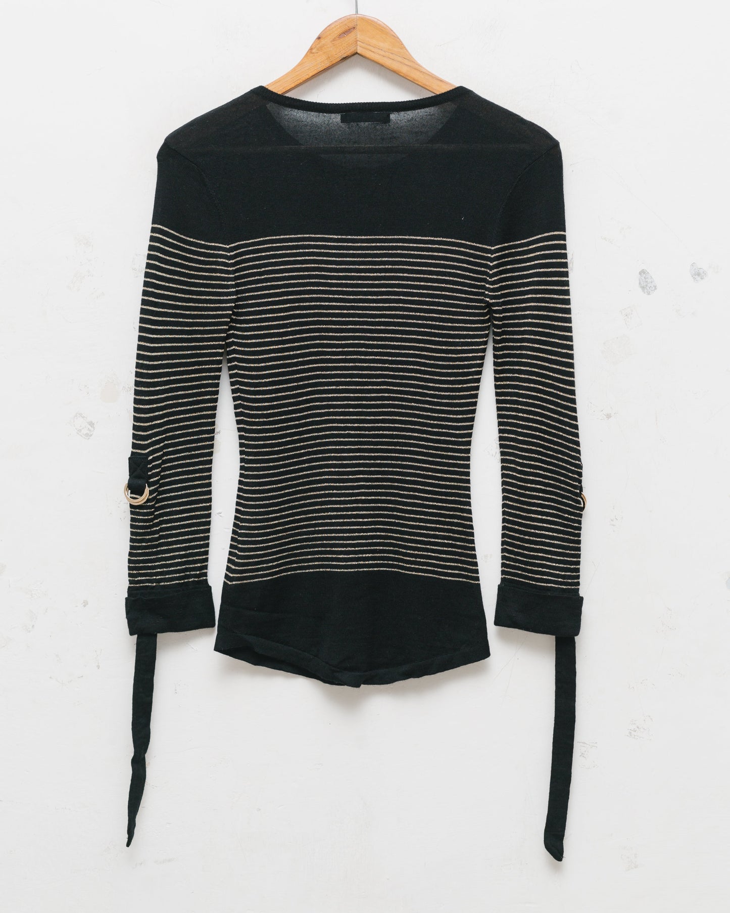 Balmain striped knit top