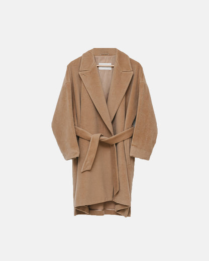 MaxMara Belted Wool & Cashmere Coat