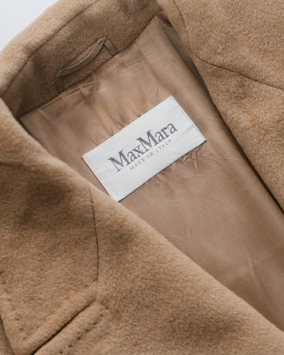 MaxMara Belted Wool & Cashmere Coat