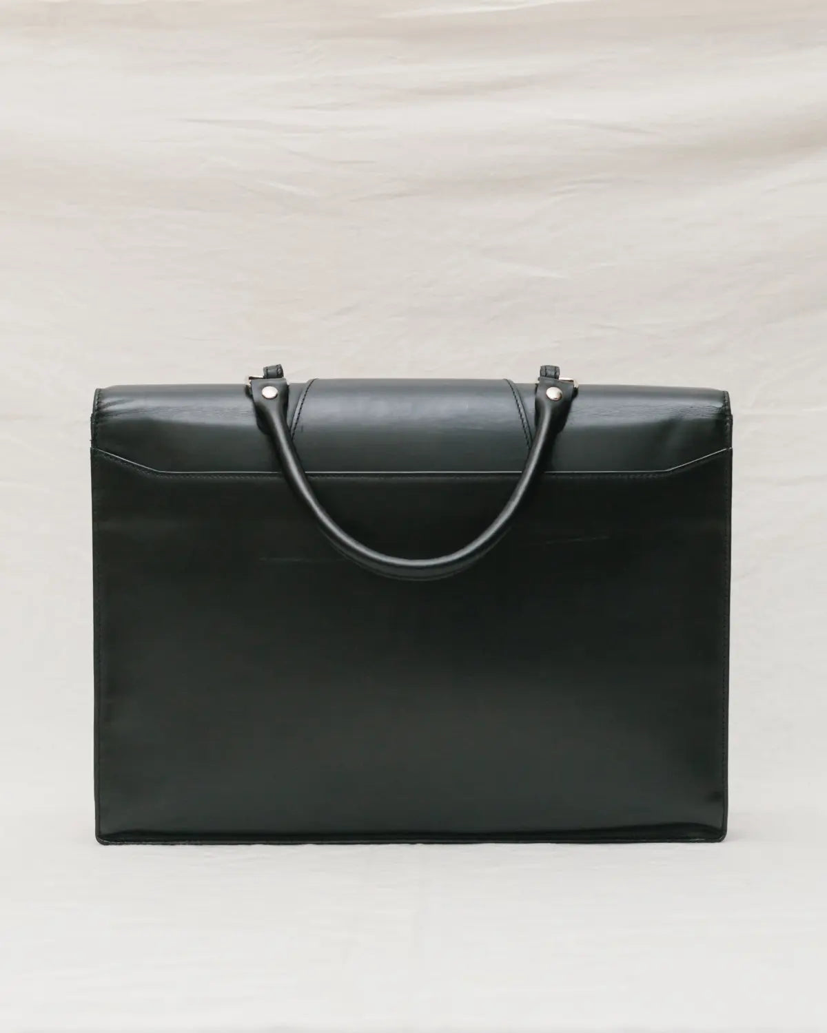 Box calf briefcase