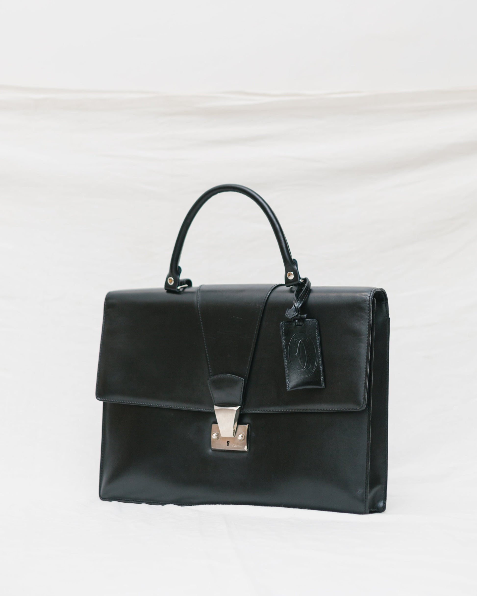 Box calf briefcase