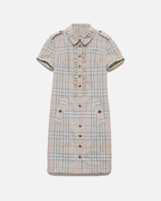 Burberry Button Down Shirt Dress