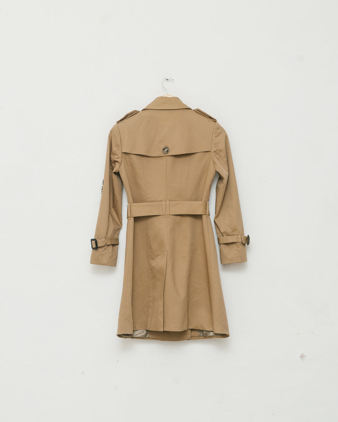 Burberry Embellished Double Breasted Trench Dress