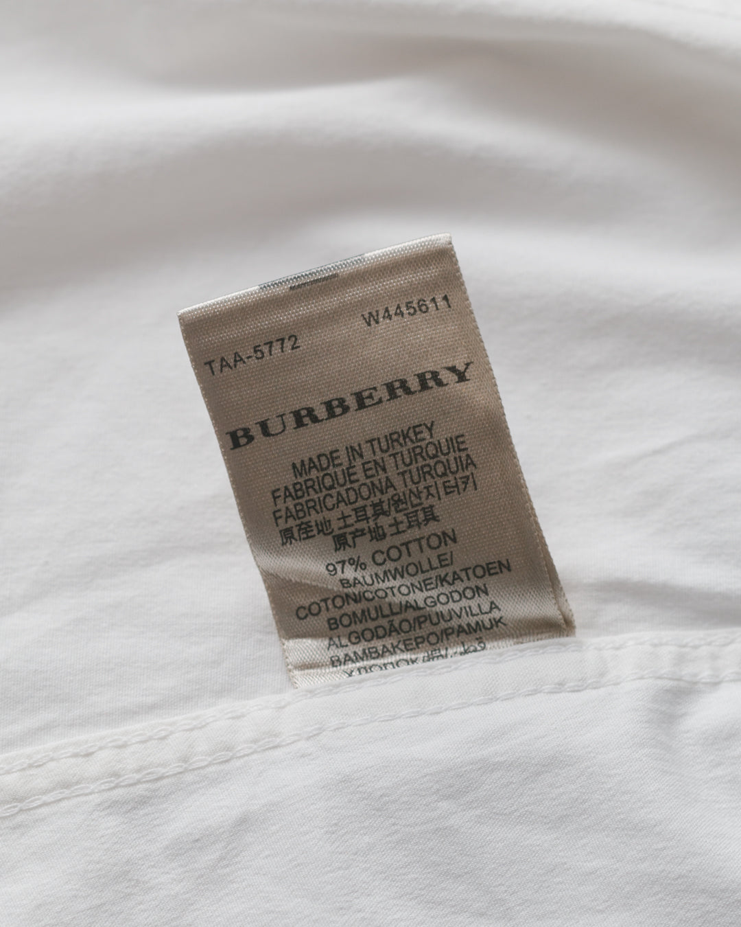 Burberry Nova Check Detail Button Down Shirt