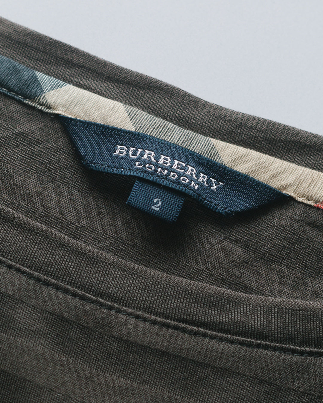 Burberry striped cotton top