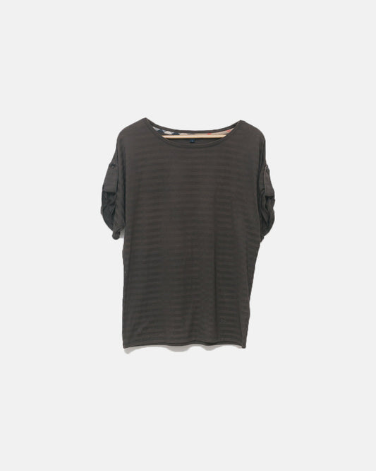 Burberry striped cotton top