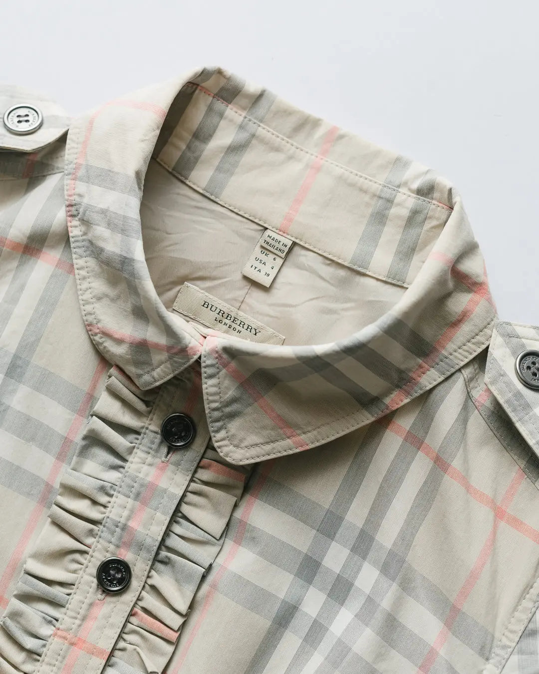 Burberry Button Down Shirt Dress