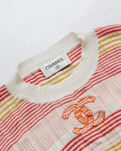 Chanel ‘CC’ Logo Knit Top