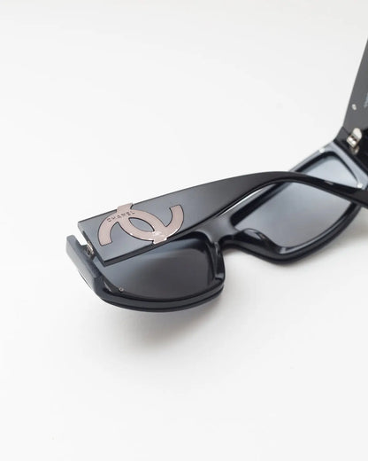 Chanel logo front sunglasses