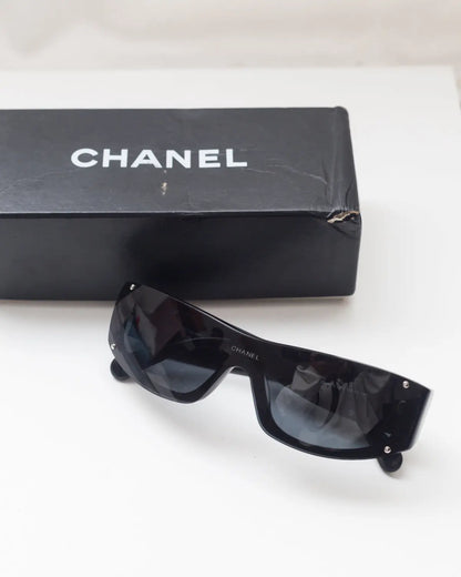 Chanel logo front sunglasses