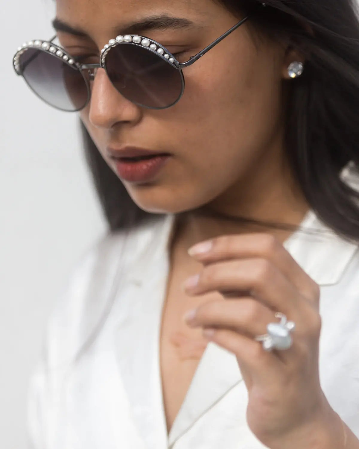 Chanel pearl sunglasses