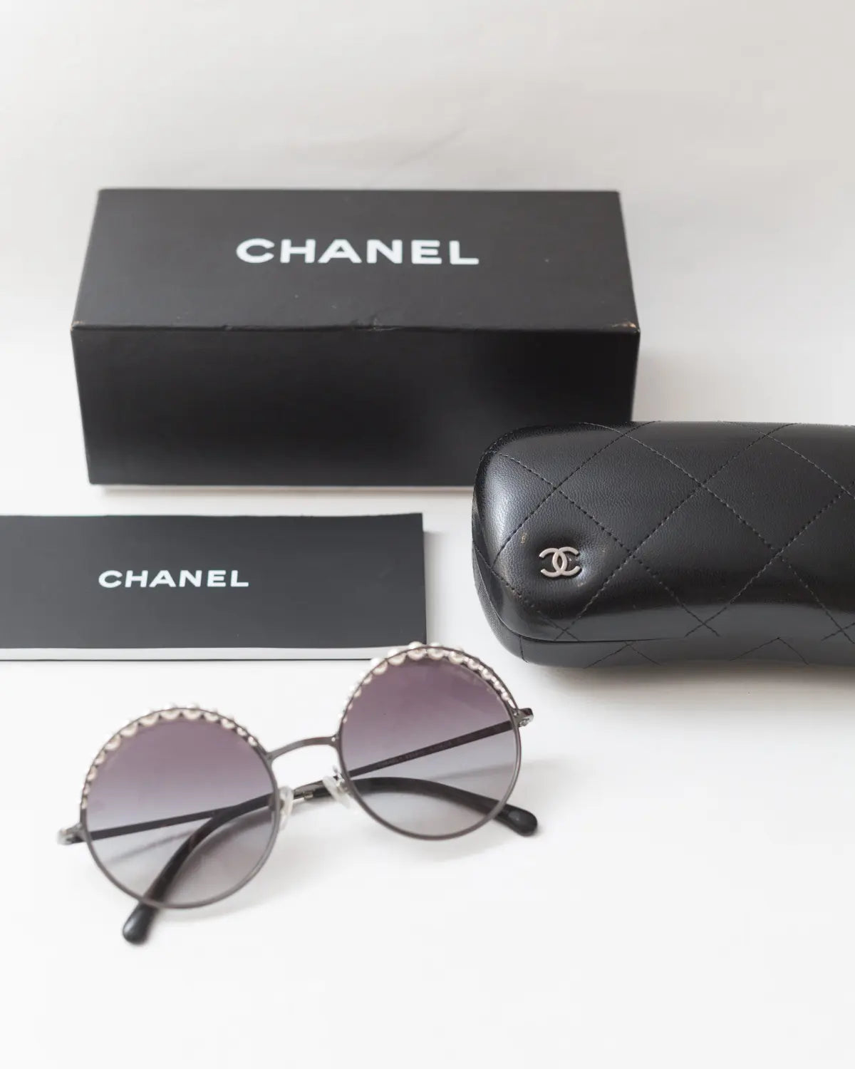 Chanel pearl sunglasses