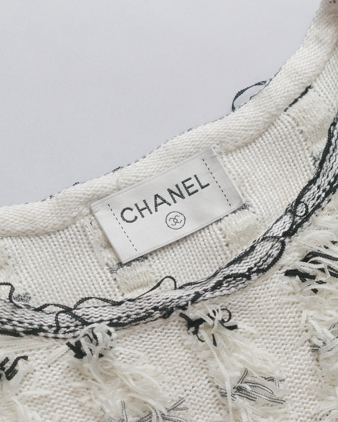 Chanel Woven Knit Top