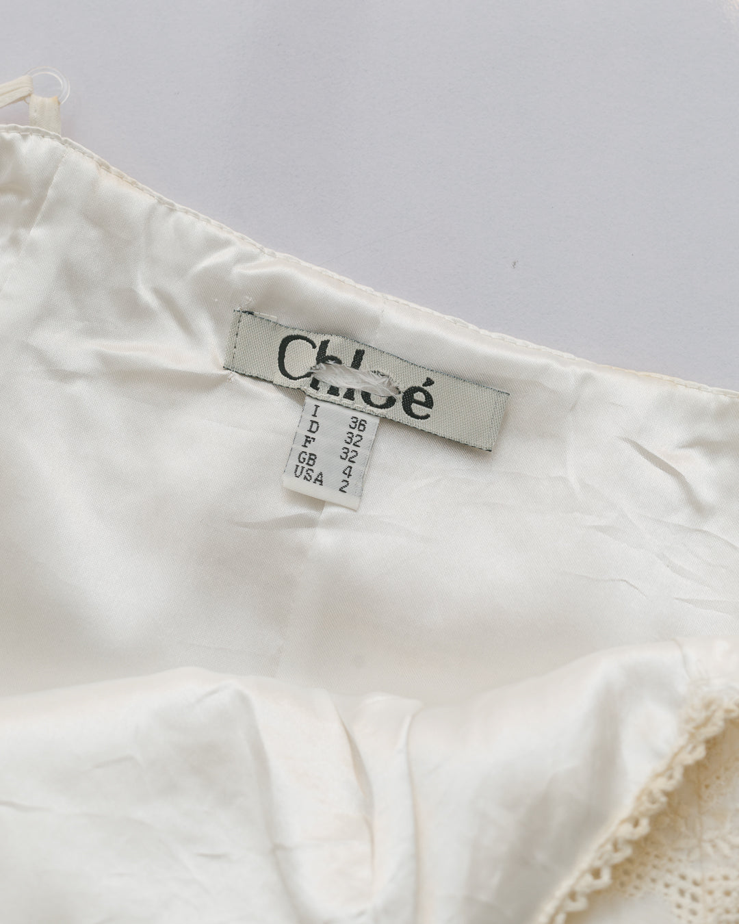 Chloé Lace Detailed Midi Dress