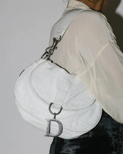 Christian Dior Cannage Quilted Lambskin Bag