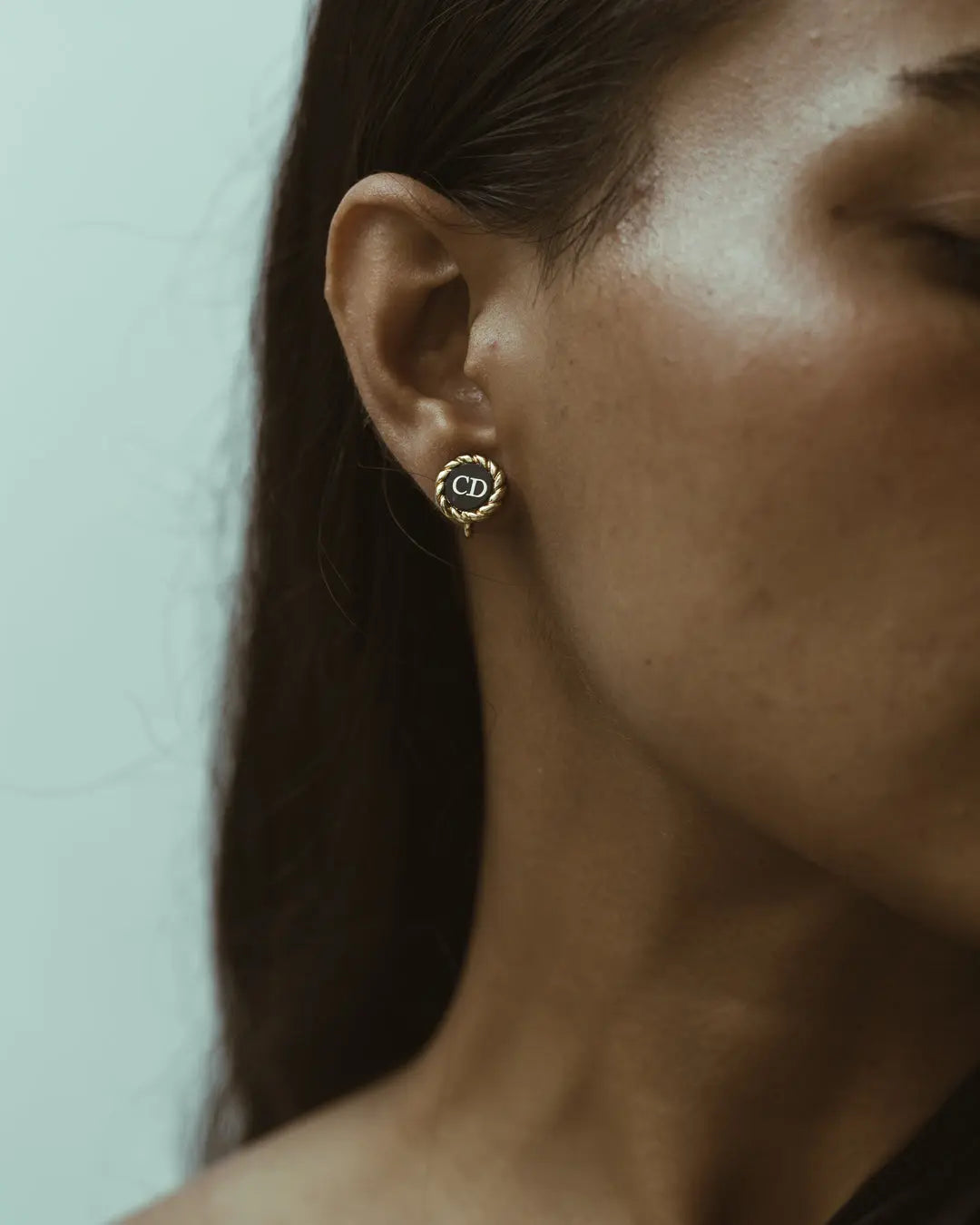 Christian Dior ‘CD’ Mini Clip Ons