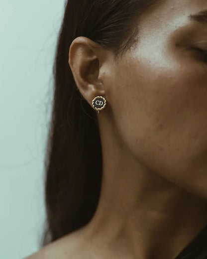 Christian Dior ‘CD’ Mini Clip Ons