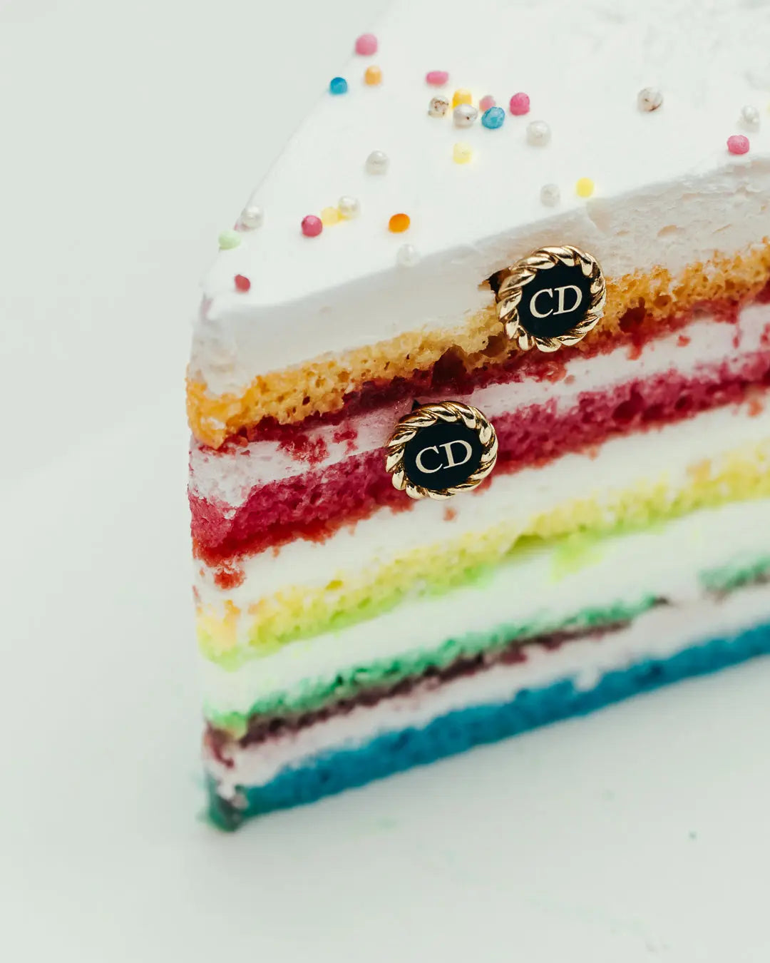 Christian Dior ‘CD’ Mini Clip Ons